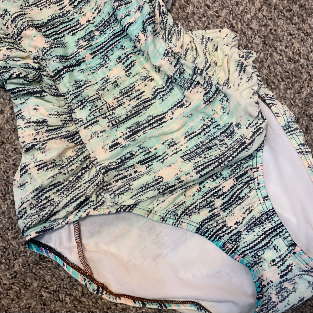 Speedo VTG 90s One Piece Ruched Swimsuit - Picture 7 of 11